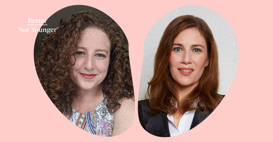 Two 40-something women with naturally curly hair. Ivy loves her tresses smooth and sleek. Annie steps out each and every day with her gorgeous red ringlets on full display.