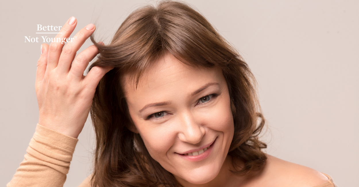 BNY features a mid age woman over 35 years old on "8 Signs You Might Be Washing Your Hair Too Frequently" a