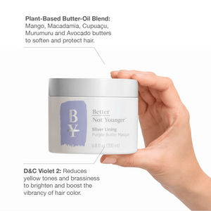 Silver Lining Purple Butter Masque For Gray & White Hair