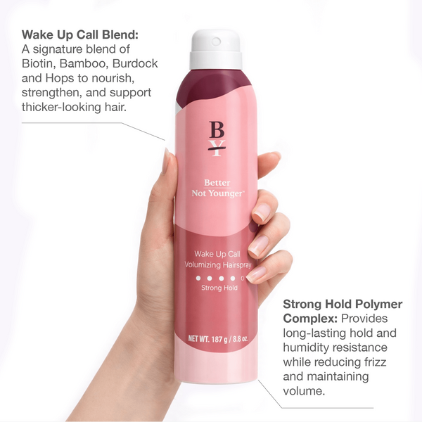 Wake Up Call Volumizing Strong Hold Hairspray
